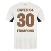 Maglia ufficiale Bayer 04 Leverkusen Jeremie Frimpong 30 Trasferta 2024-25 per Bambino